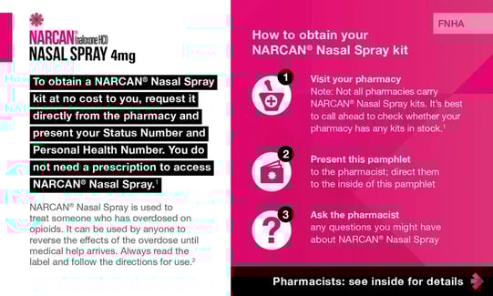 FNHA Pharmacist Discreet Card